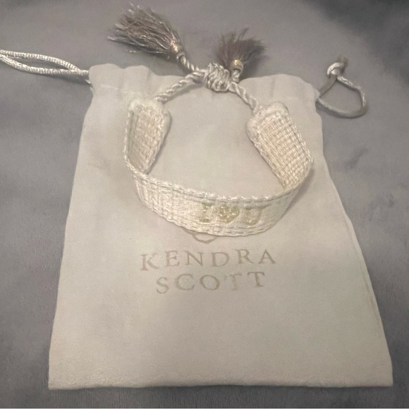 Kendra Scott Love Woven 14K Plated Friendship Bracelet - Picture 2 of 5